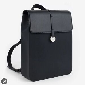 Black Silicone Backpack by Fablou